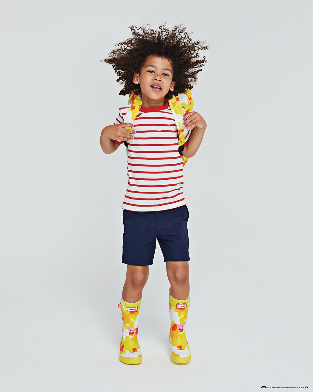 Hunter Niños Original Little Peppa Pig - Botas de Lluvia Amarillo - 843-BCSQPY